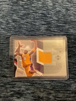 2003 upper deck Koby Bryant game worn jersey card