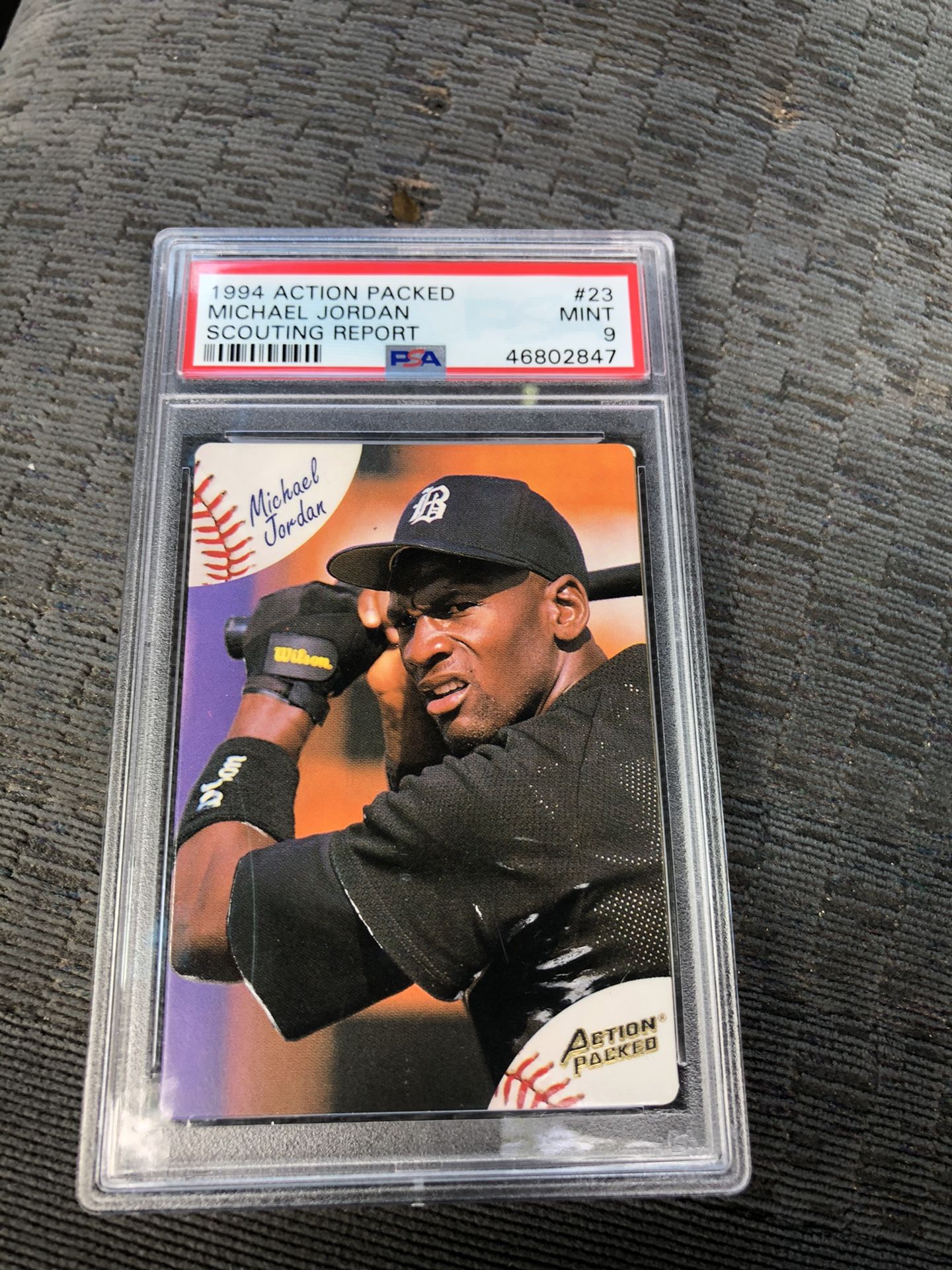 Micheal Jordan baseball Rookie..mint PSA graded card