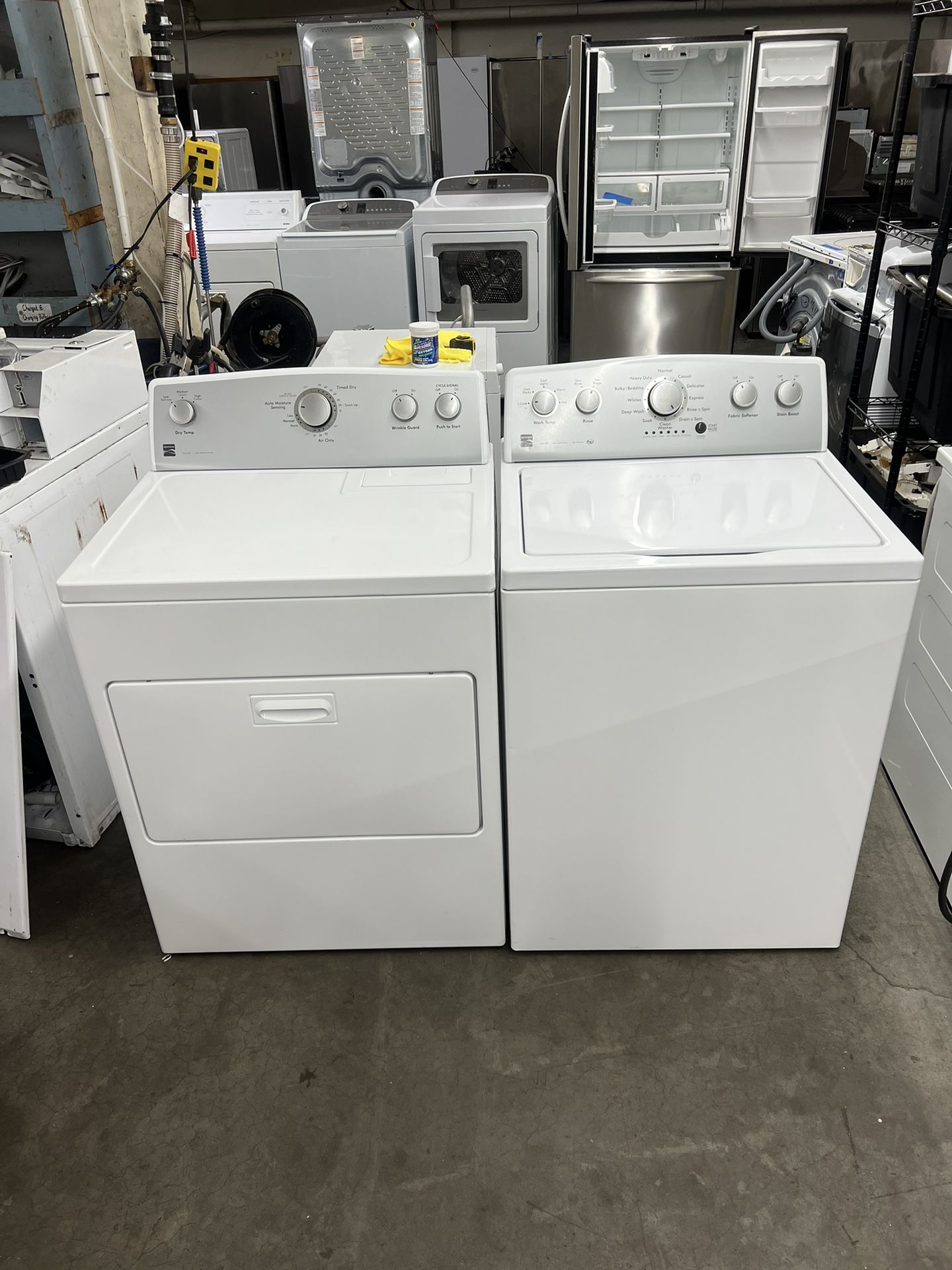 Kenmore XL Washer & Dryer - Top Load