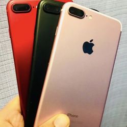Factory unlocked apple iphone 7 plus, 128 gb store warranty $140 each 