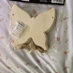 Butterfly Wooden Garland 