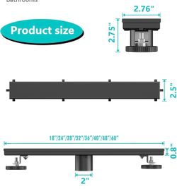 Shower drain 28 inch