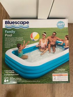 Bluescape 10 ft Inflatable Family Pool