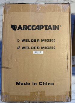 Arccaptain mig 250 multi process welder