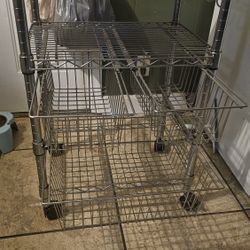 Kitchen Cart On Wheels $25
