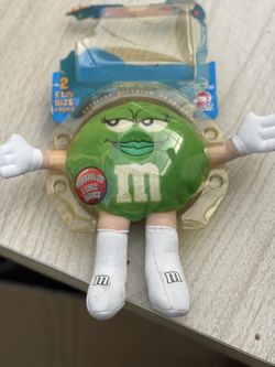Stuffed Green M&M Peanut