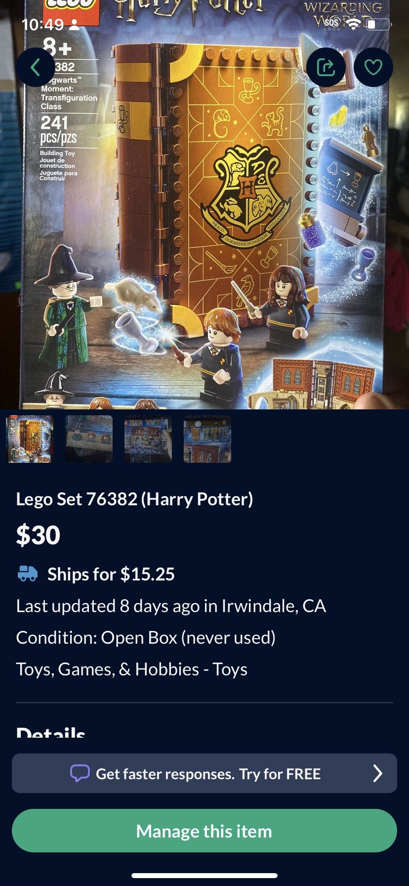 Harry Potter Lego Sets