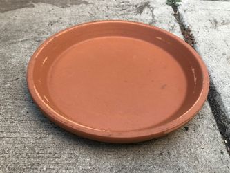 Plant clay pots saucer 10.5”