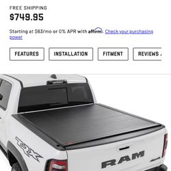 Brand New Rough Country Hard Roll Up Bed Cover 