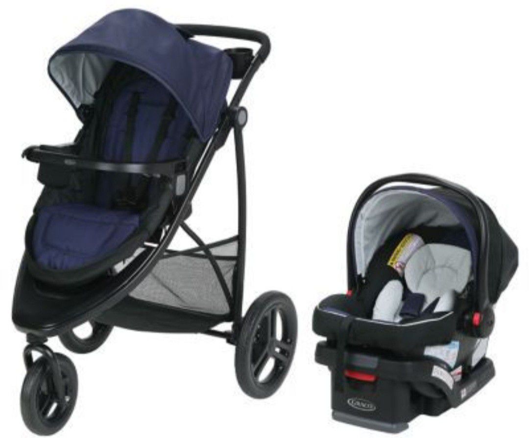 Graco  Folding Stroller And Car Seat