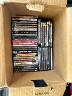 100+ DVDs and CDs