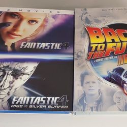 Fantastic 4 first 2 movies, Back to the Future 30th Anniversary trilogy 
Fantastic 4  