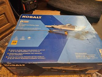 Kobalt 6 -Amp 7.0-in -Blade Wet Tabletop Sliding Table Tile Saw