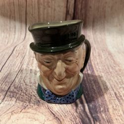 Vintage Royal Doulton Mr.Micawber D 5843 A Mark Toby Mug Jug 3.25 inch F04W09