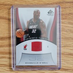 2006-07 SP Game Used Shaquille O'Neal Jersey #148 MIAMI Heat HOF LA LAKERS 