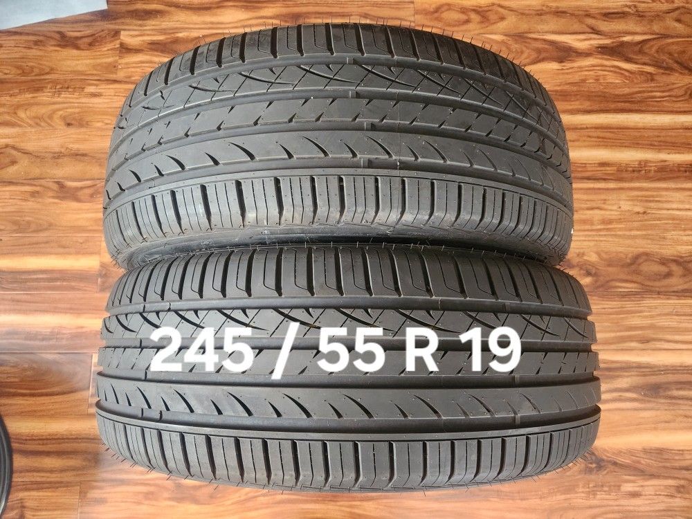 245 / 55 R 19 (2) TIRES HAIDA