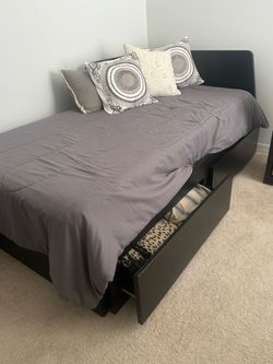 Ikea Day Bed frame and foam mattresses