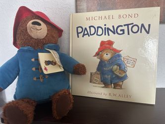 Paddington Bear Plush Toy And Book Gift Set Bundle