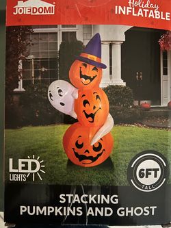 6Ft Inflatable Pumpkins & Ghosts