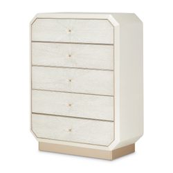 La Rachelle Medium Champagne 5-Drawer Chest