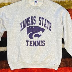 Vintage 90’s Russell Single V Heather Grey Crewneck