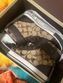Coach high top shoes