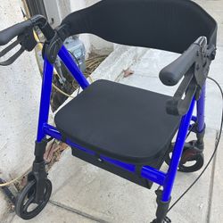 Heavy duty WALKER  w/ seat 