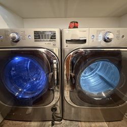 LG TurboWash Washer & Dryer Set – Mega Capacity – Works Perfectly