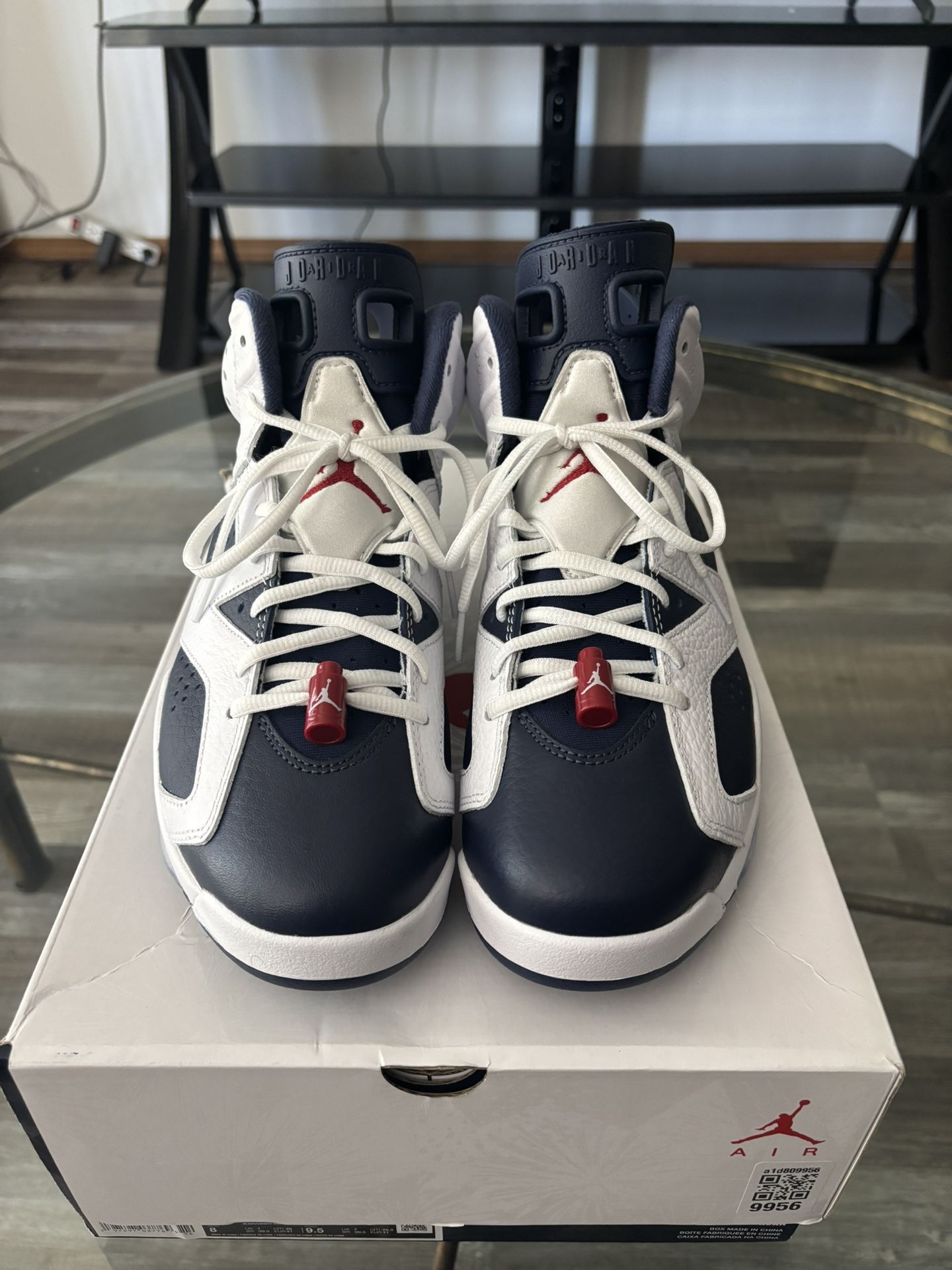 Air Jordan 6 Retro Olympic 2024 Size 8