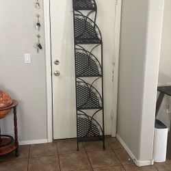 Foldable Metal Corner Shelf