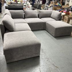 Fallon  Modular Fabric Sectional 