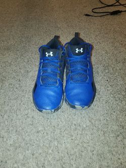 Under Armour Blue Basketball Sneakers