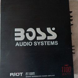 Boss Car Amplifier