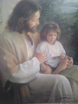 Original Canvas Signed Greg Olsen Portrait