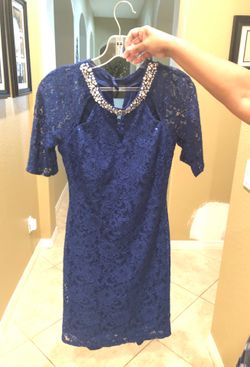 Formal royal blue dress