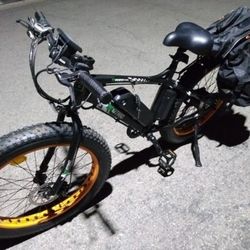 Ecotric Sport Cool Bike With Saddle Bags Extra Seats And Extra Innertubes