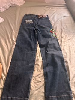 y2k lowrise ed hardy women jeans