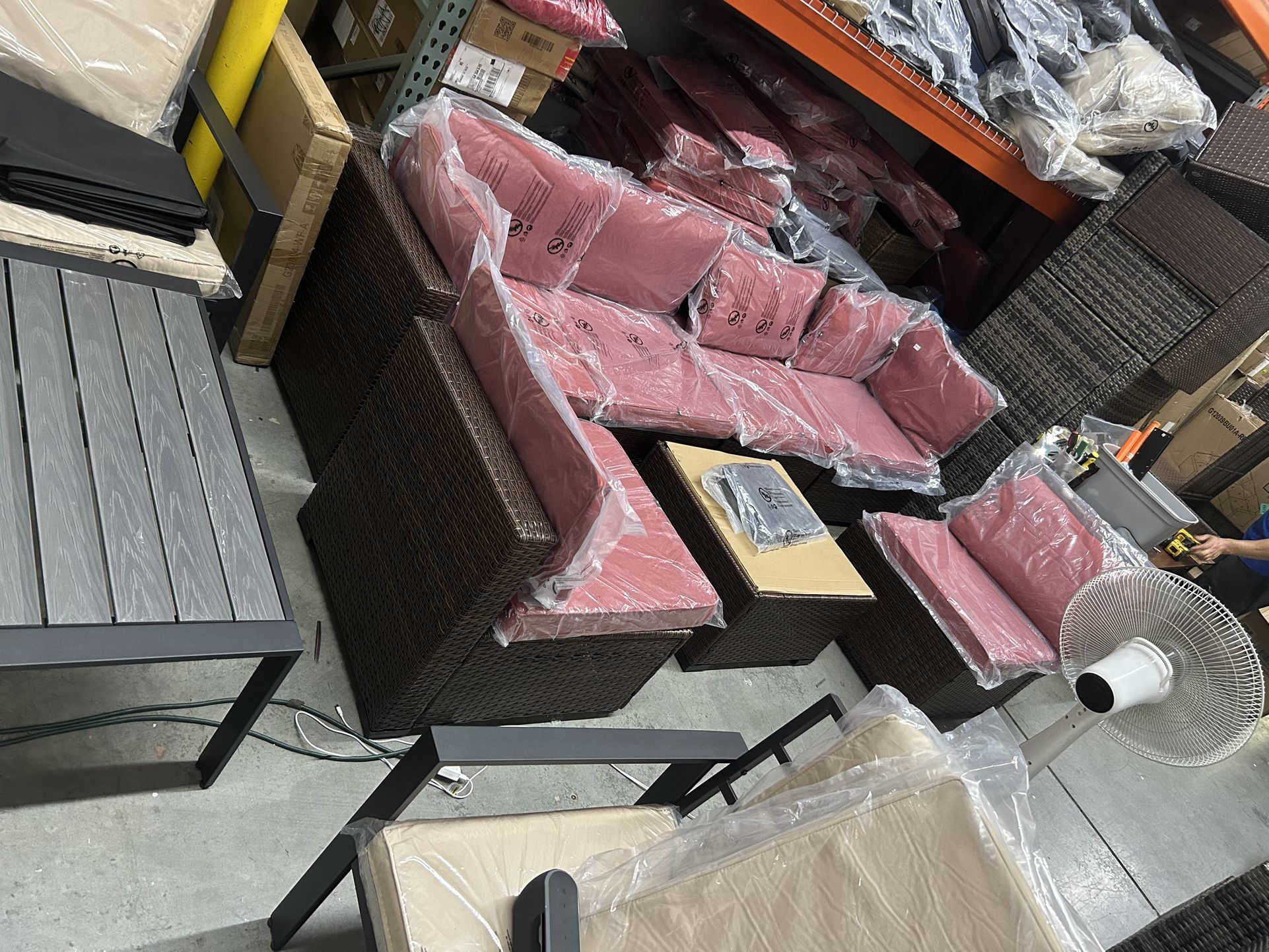 New,7 Pieces Outdoor Patio Set With Cover