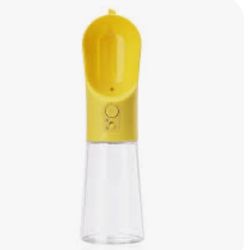 Pet Portable Water Bottle Yellow