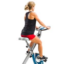XTERRA Fitness Folding Exercise Bike, 225 LB Weight Capacity