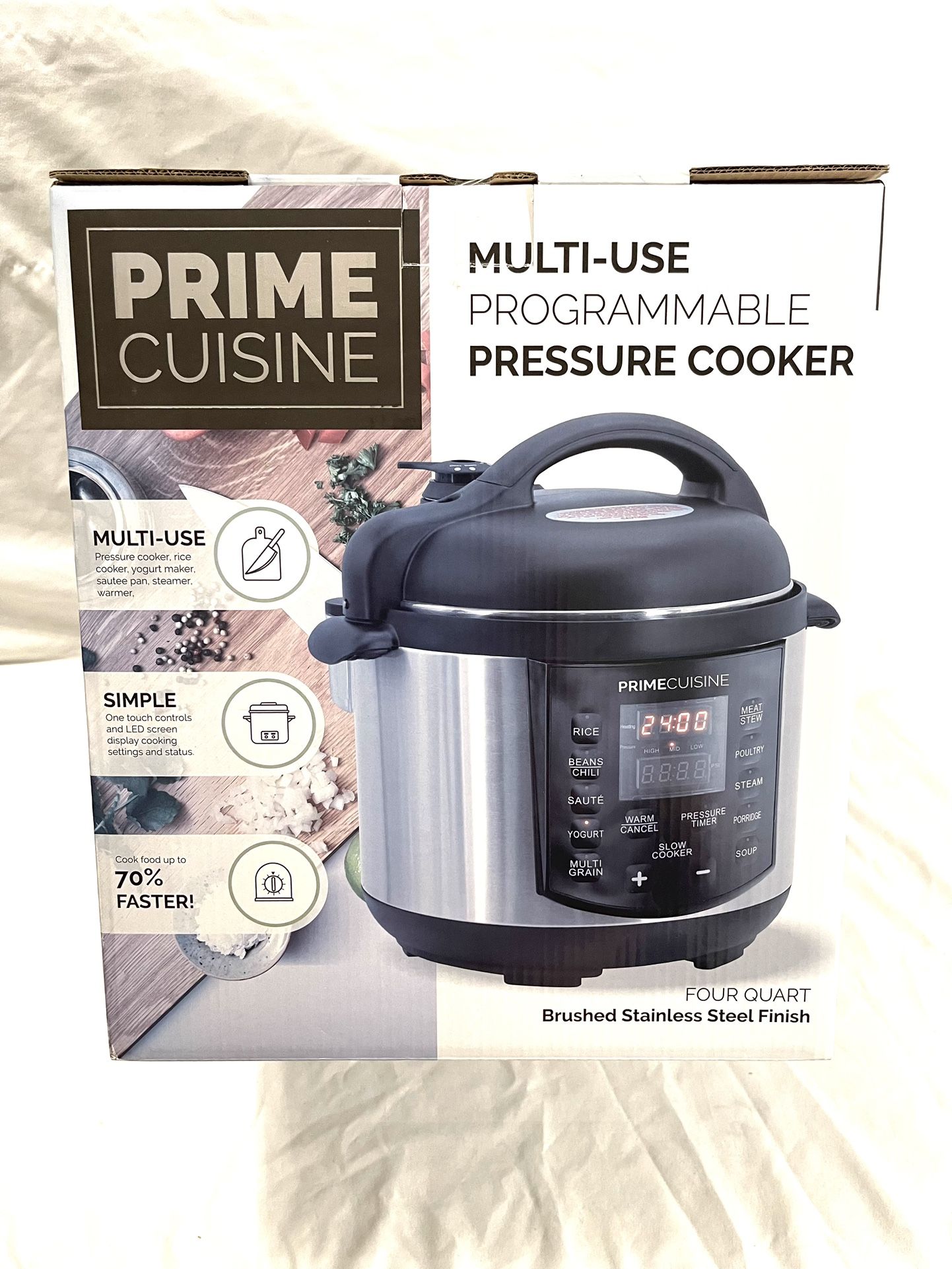 Brand New In The Box Multi Use Programmable Pressure Cooker,