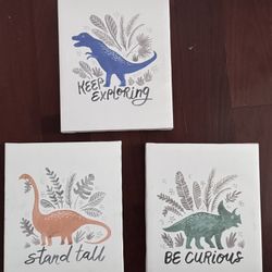 Dinosaur Canvas Frames For boys Room