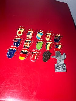 Rolling Stones 1997 collectible pins