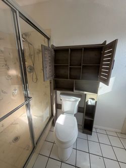 Over-the-Toilet Bathroom Storage Cabinet