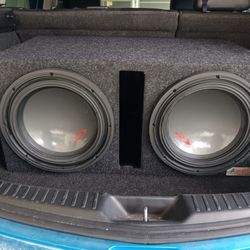 Alpine Type R 12-inch D4 3600w  + Atrend Ported Box 
