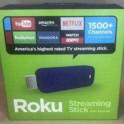 Roku Streaming Stick (2nd Generation) 3500R HDMI - Purple Factory Sealed by