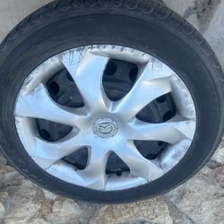 Llantas con rin 205/55/ 16 de Mazda 3 2015