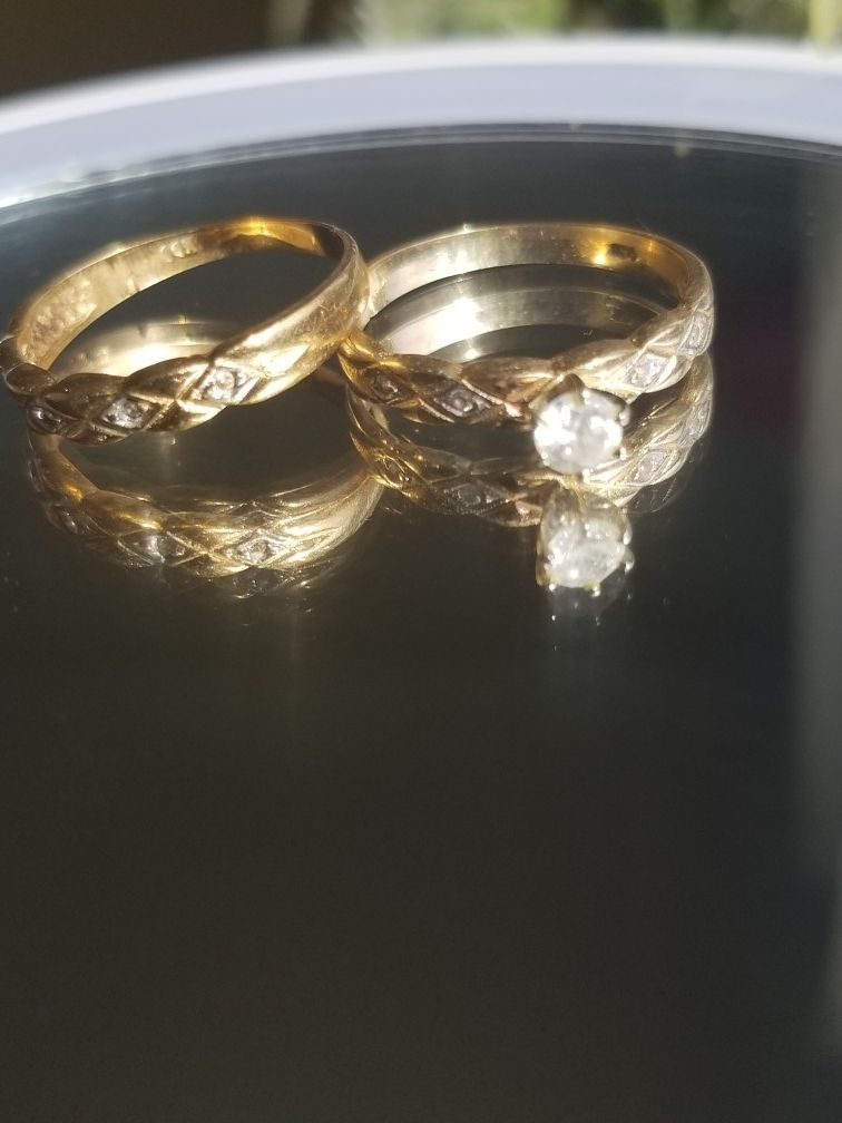 14k gold wedding ring size 7