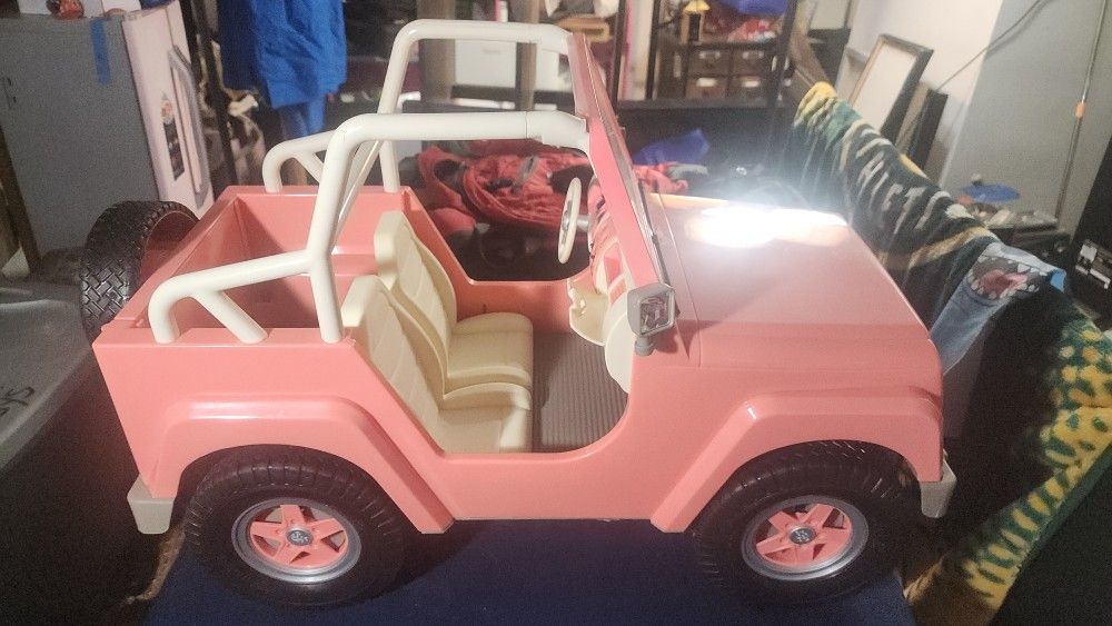 24" Pink Jeep