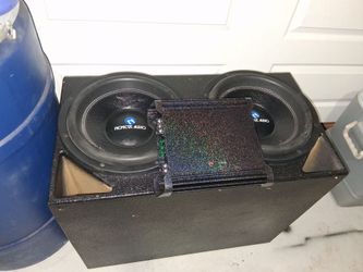 12s nemesis subwoofers in probox and Kicker DX1000.1D amp $300